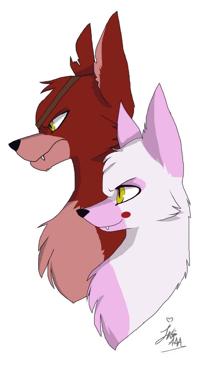 * Foxy * Mangle * (profile pic.) by JulieDraw2046 on DeviantArt Fnaf Drawings, Animal Drawings, Drawing Sketches, Foxy And Mangle, Fnaf Foxy, Anime Fnaf, Kawaii Anime, Equipe Pokemon, Five Nights At Anime