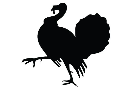 Download Turkey silhouette vector | Silhouette vector, Vector free download, Silhouette