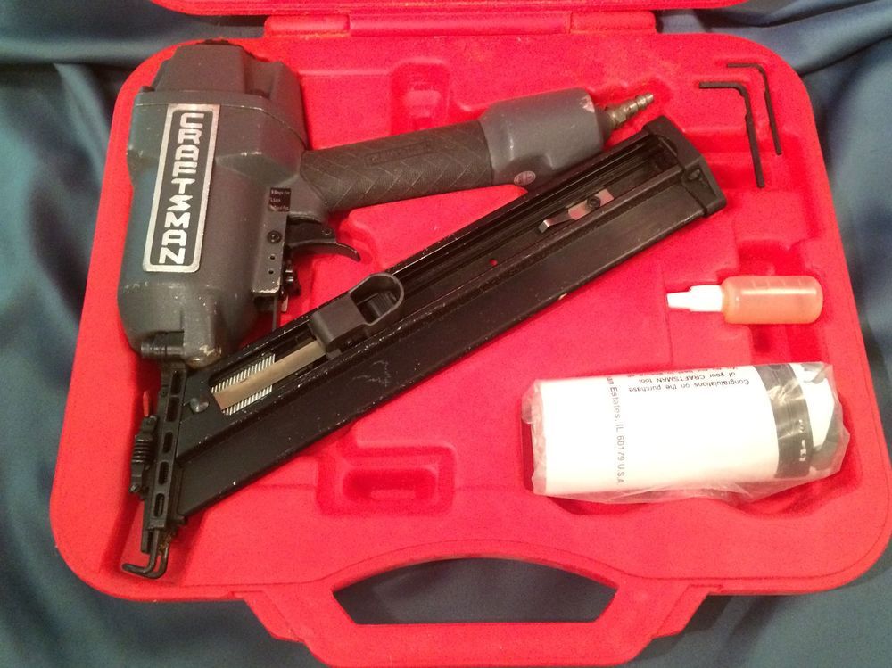 Craftsman Pneumatic 15 Gauge In-Line Angle Finish Nailer Model 351