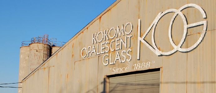 kokomo+rondels | 1888, we've created colored glass for art and