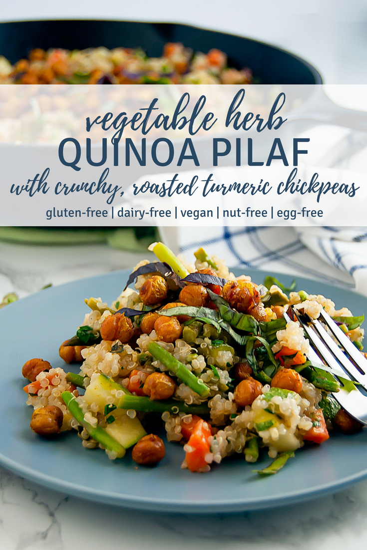 Quinoa Pilaf With Veggies And Chickpeas