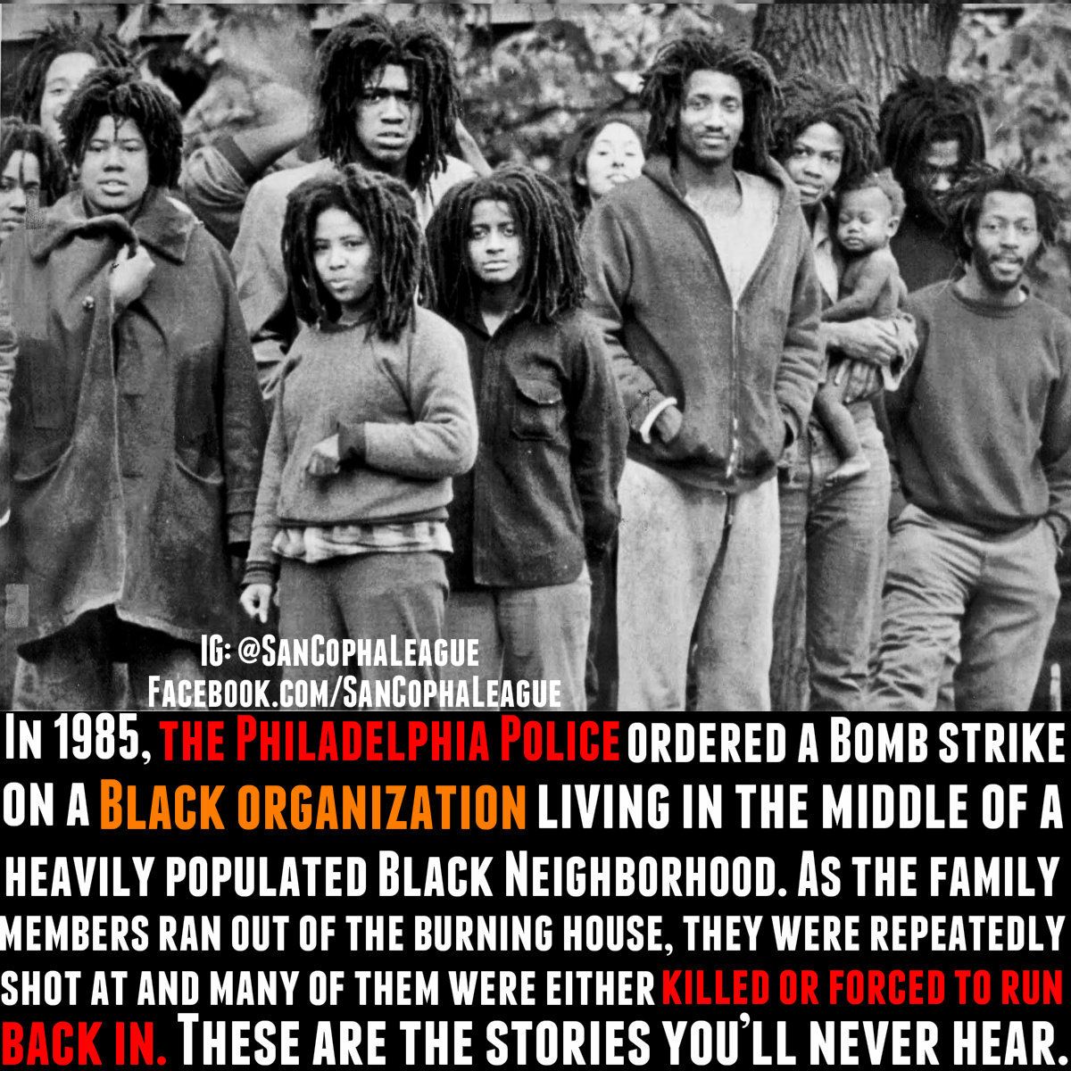 the move organization is a black liberation group from move organization