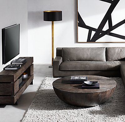 Rh Modern Sphere Coffee Table I Love The Look Of This Big In Middle Even If Don T Care For Minimalist Round Rh Modern Sphere Coffee Table I Love, Rh Contemporary Coffee Table
