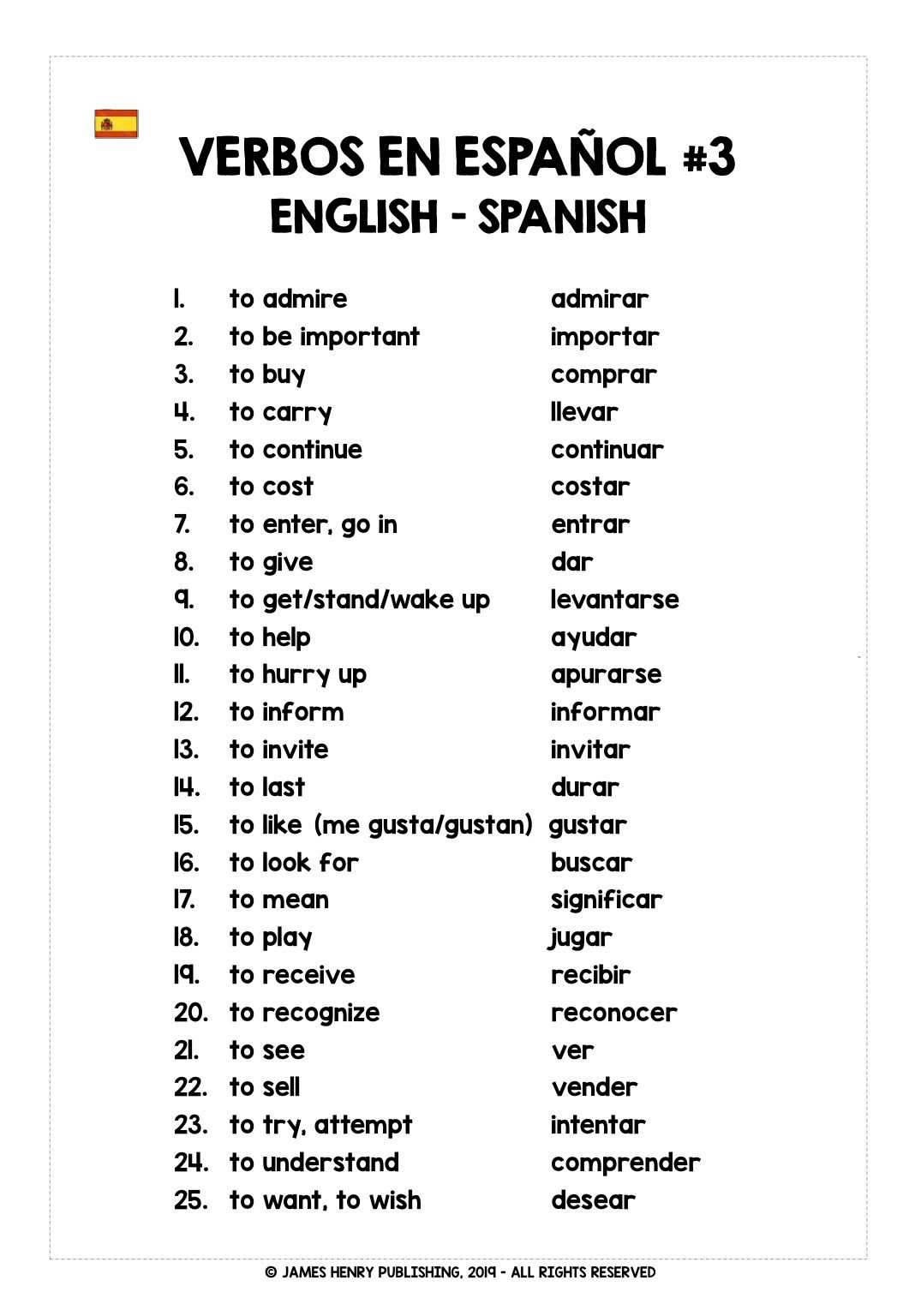 High-frequency Spanish Verbs #spanish #spanishteacher #spanishteaching #tot #tptspanish #tptresources #tptfreebie #spanishgrammar #spanishvocab #spanishvocabulary #verbosenespañol #freespanishresources Italian Verbs, Italian Vocabulary, Spanish Vocabulary, Spanish Language Learning, Teaching Spanish, Learning Languages, Learning Resources, Common Spanish Phrases, Spanish Notes