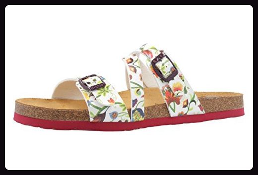 DR. BRINKMANN Damen Pantoletten WeißRot Schuhe in Damenschuhe Übergröße online kaufen | OTTO