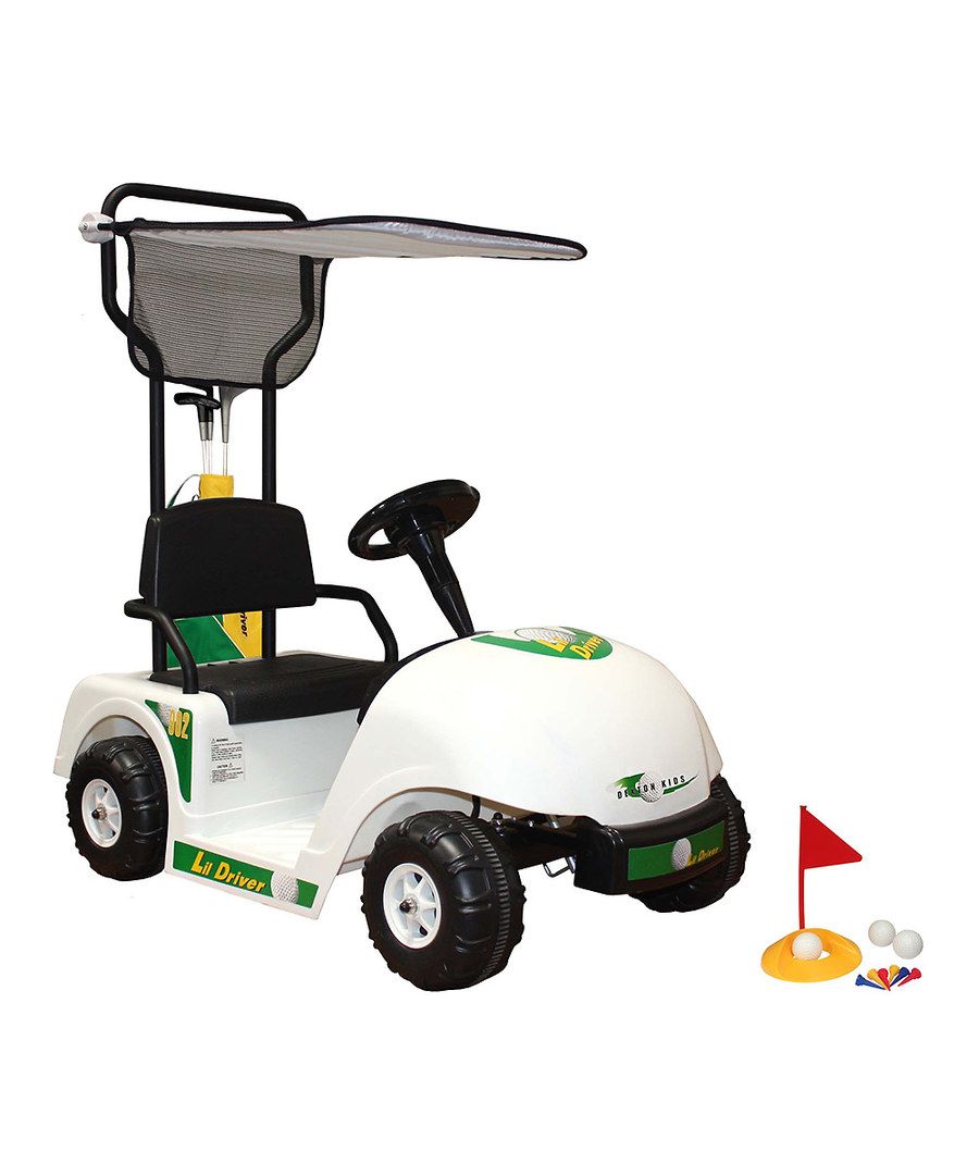 Look at this Lil Driver Golf Cart RideOn Set on zulily