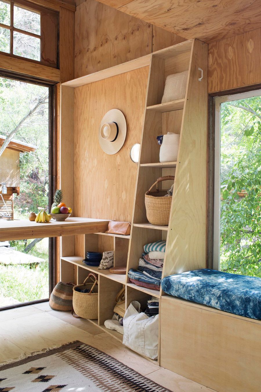 Topanga Cabin Plywood Interior Tiny House Swoon Tiny Cabin