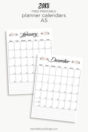 yearly printable calendar