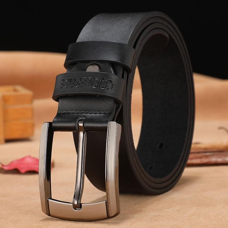 men high quality genuine leather belt luxury designer belts men cowski