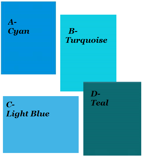 Difference Between CYAN TURQUOISE LT BLUE TEAL Difference Between CYAN TURQUOISE LT BLUE TEAL