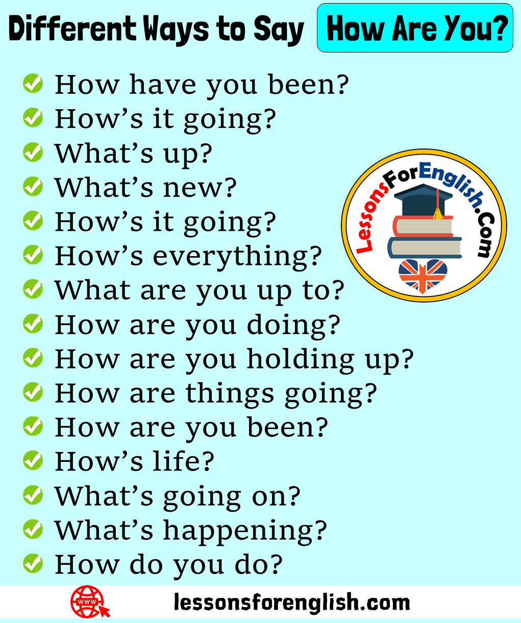 HOW ARE YOU DOING?