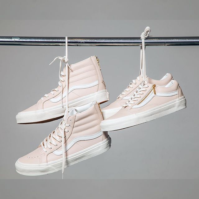 light pink sk8 hi vans