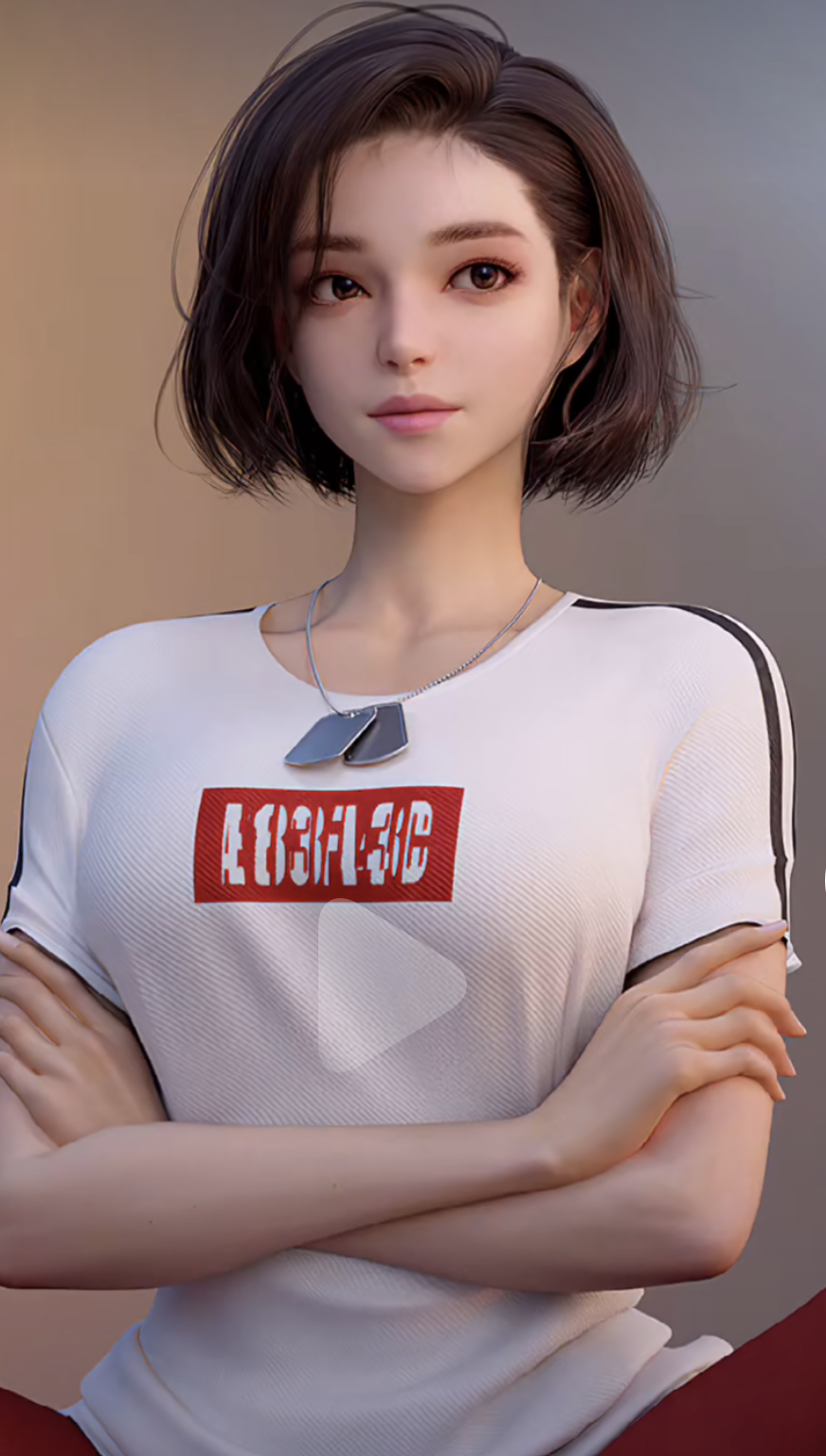 short hair Manga Anime Girl, Asian Beauty, Design Digital, Asian Short ...