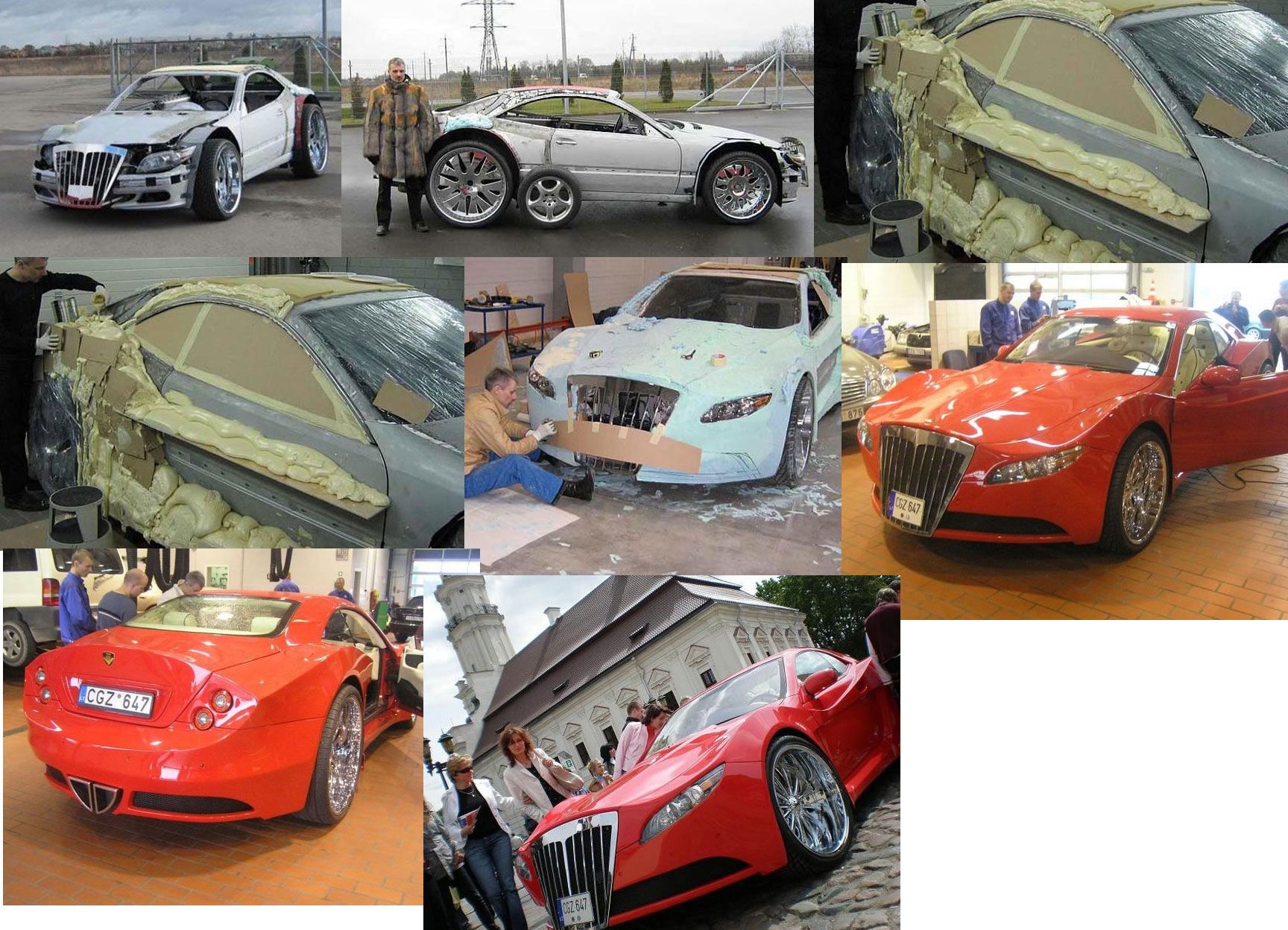 Guy Uses Car Parts And Spray Foam To Build His Own Super Luxury Guy Uses Car Parts And Spray Foam To Build His Own Super Luxury Maybach