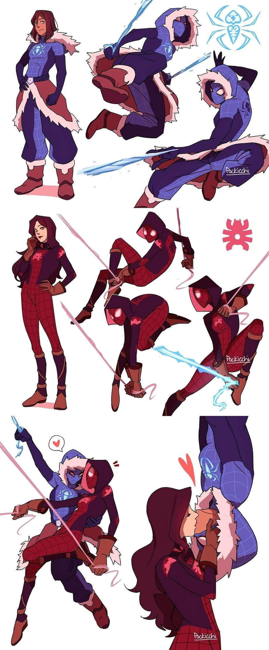 Spider Korrasami by Diana #avatarthelastairbender