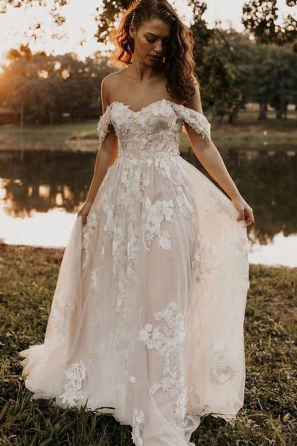 Tulle wedding dress, Rustic wedding dresses