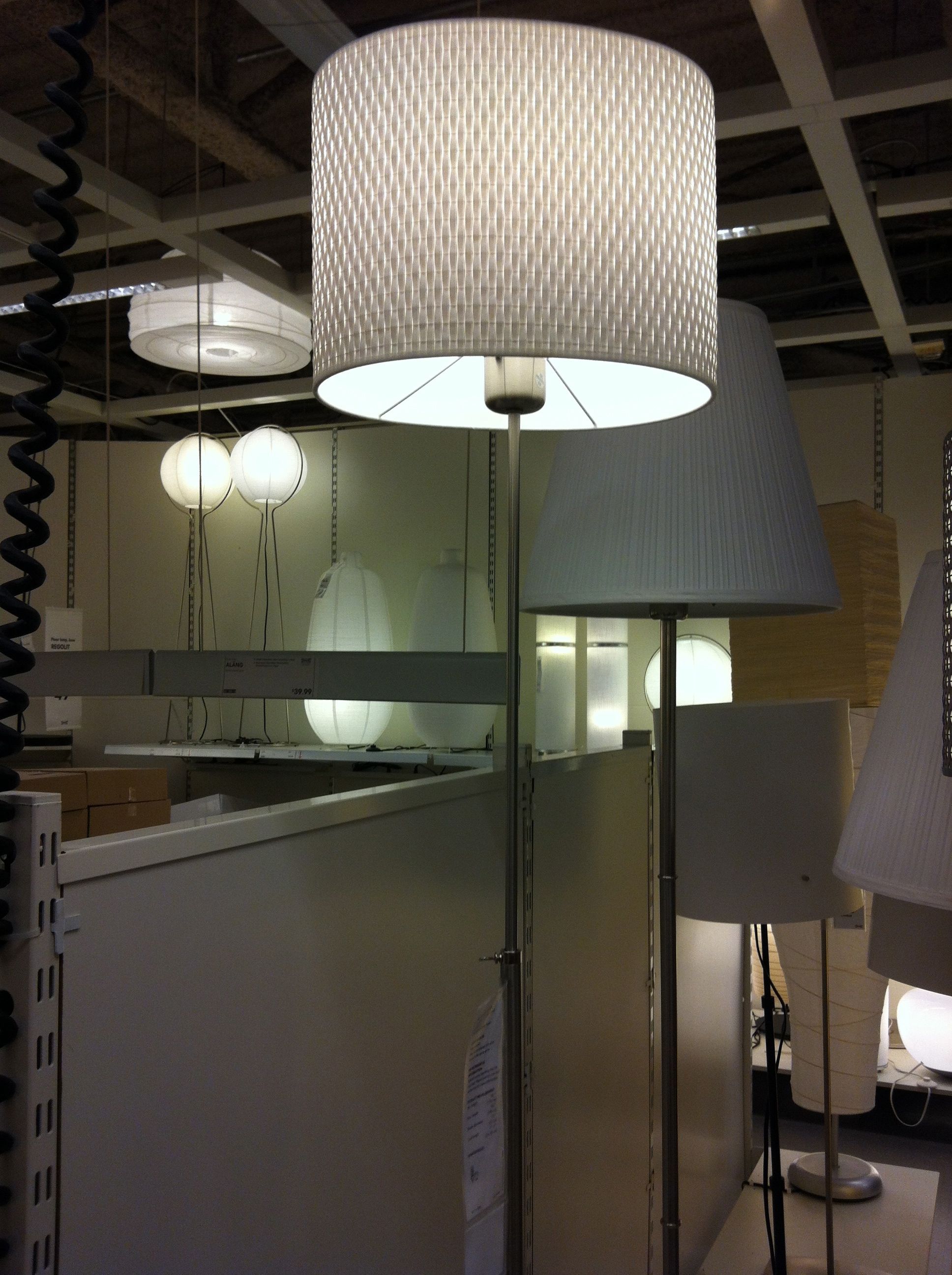 ikea white mesh shade floor lamp floor lamp lamp home rh pendant lights