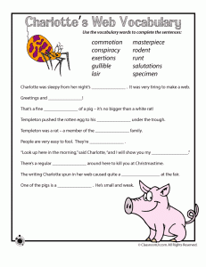charlotte s web activities and lesson plan classroom jr free