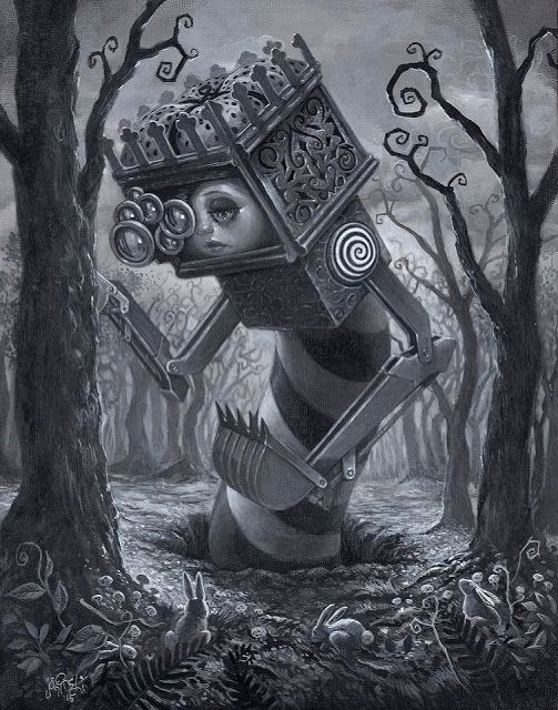 Pop surrealism, surrealism, lowbrow art, new contemporary art: Interview  with pop surreal artist Aaron Jasinski | Lowbrow art, Artist, Surreal art