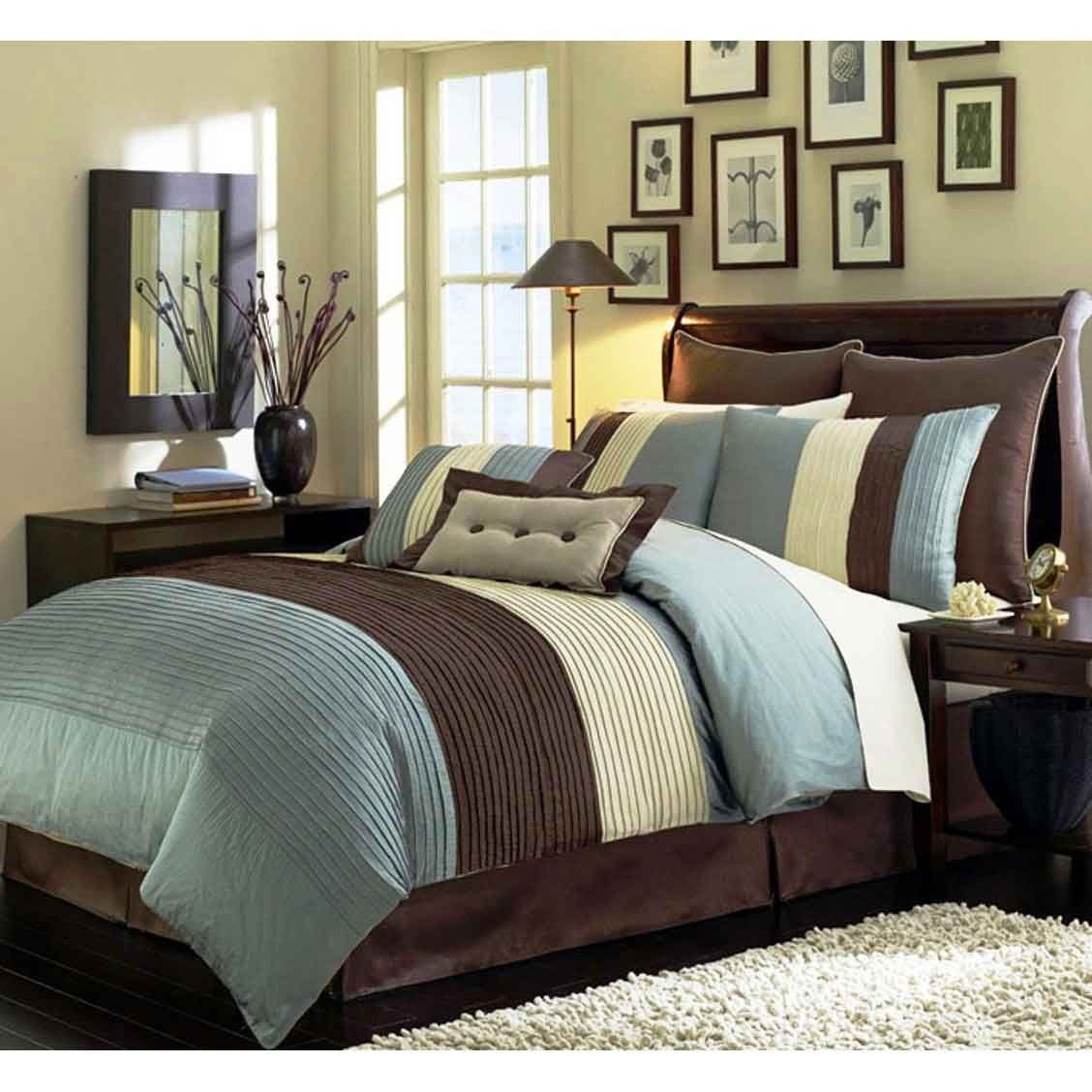 black and white check boys bedroom | Blue Brown Bedroom | Home Decor ... black and white check boys bedroom | Blue Brown Bedroom | Home Decor ...
