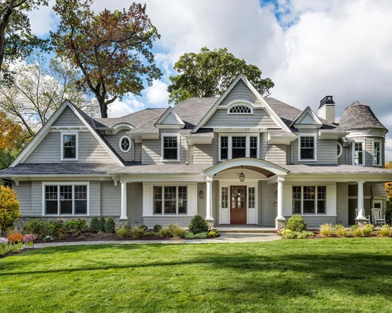 Private Shingle Style Home In Bergen County, NJ Craftsman house plans