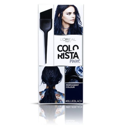 Hair Colour Colorista Paint Blueblack Hair Permanent Colour Blue Black Hair Black Hair Dye Blue Black Hair Dye [ 548 x 504 Pixel ]