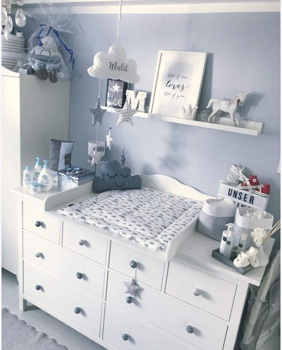 Pin on Baby nursery inspiration Puckdaddy Wickelaufsatz für IKEA Hemnes