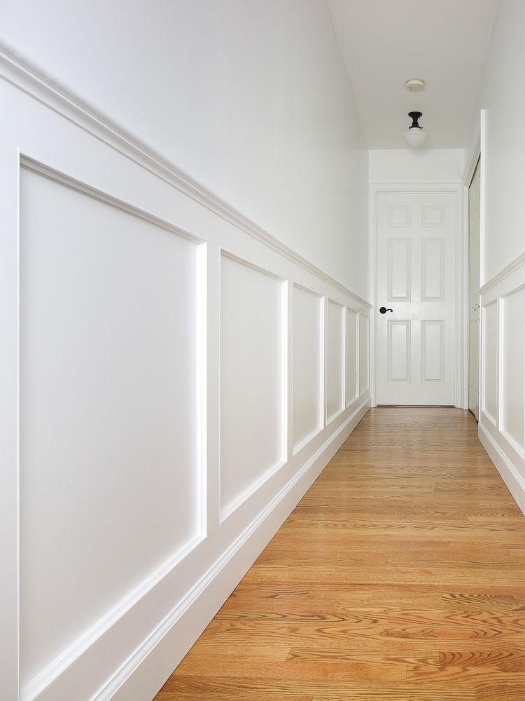 Hallway molding installation tutorial with pics