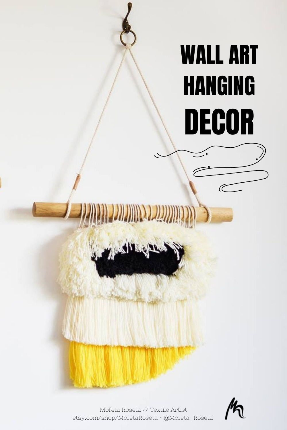 Hanging Wall Art that will inspire you to decor your home! Wall Art Hangings that will bring a splash of excitement and joy into your home. Colorful handwoven tapestry made with wool and some cotton threads and cords. 100% Handmade in Costa Rica. Textile Wall Art, Woven Wall Art, Handwoven Tapestry, Tapestry Weaving, Bedroom Wall Hangings, Wall Art Decor, Hanging Tapestry, Tapestry Wall Hanging, Fiber Wall Art