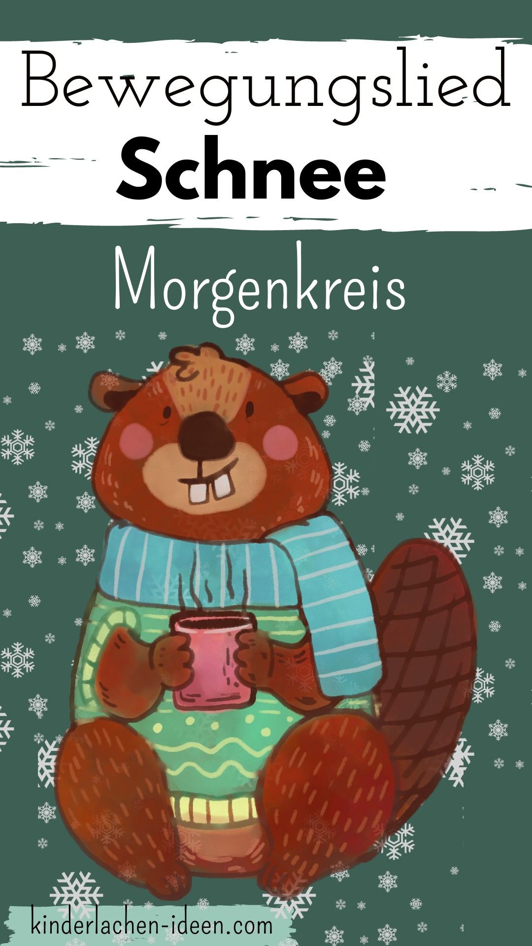 Krippe und Kindergarten: Bewegungslied Schneeflocke