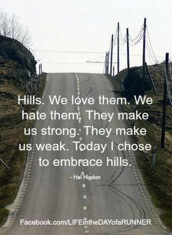 Image result for hill training running quotes