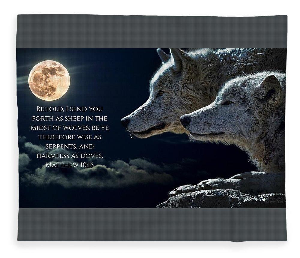 Sheep Amongst Wolves - Blanket - 50 x 60 / Plush Fleece 1 Sheep Amongst Wolves – Blanket – 50 x 60 / Plush Fleece