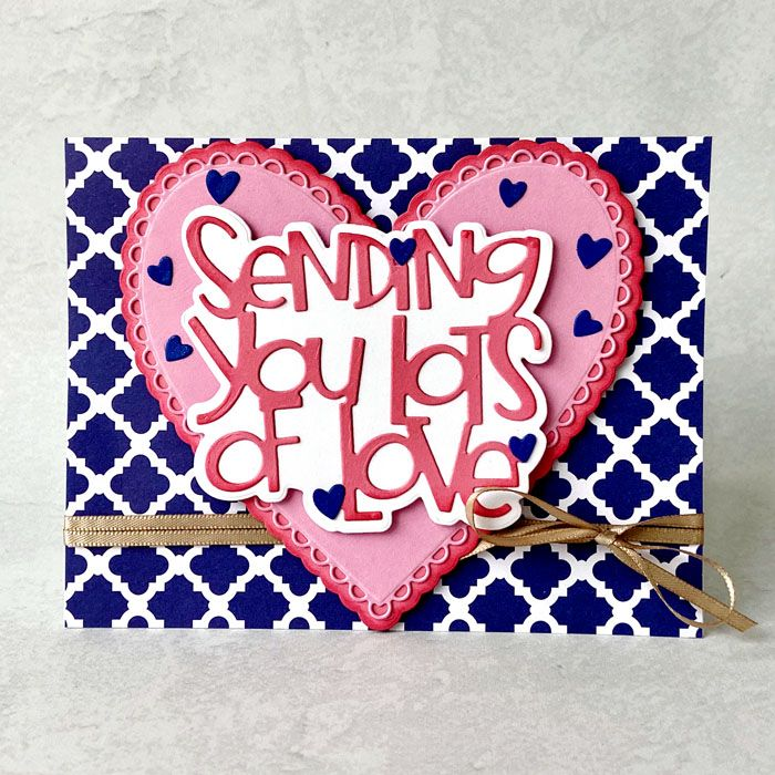 Sending You Lots Of Love Die Set Sending You Lots Of Love Die Set
