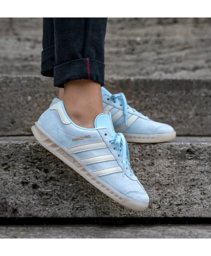 Adidas Hamburg W Ice Blue Off White Off White | Asphaltgold, Sneaker online  shop, Sneaker