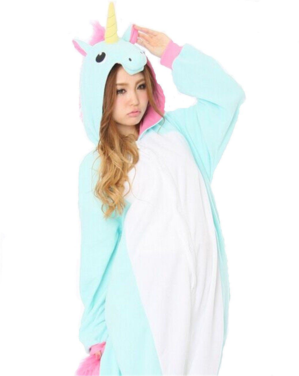 Kigurumi Pyjama Animaux Adulte Unisexe Ensemble de Pyjama Cosplay Costume Combinaison Soir/ée de D/éguisement