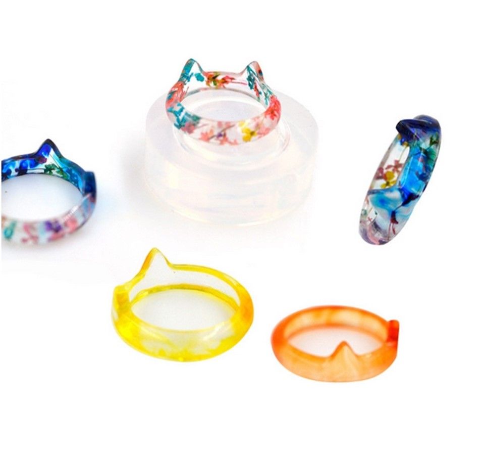 Beyonday Moule en silicone pour d/écoration de bijoux fait /à la main Motif chat