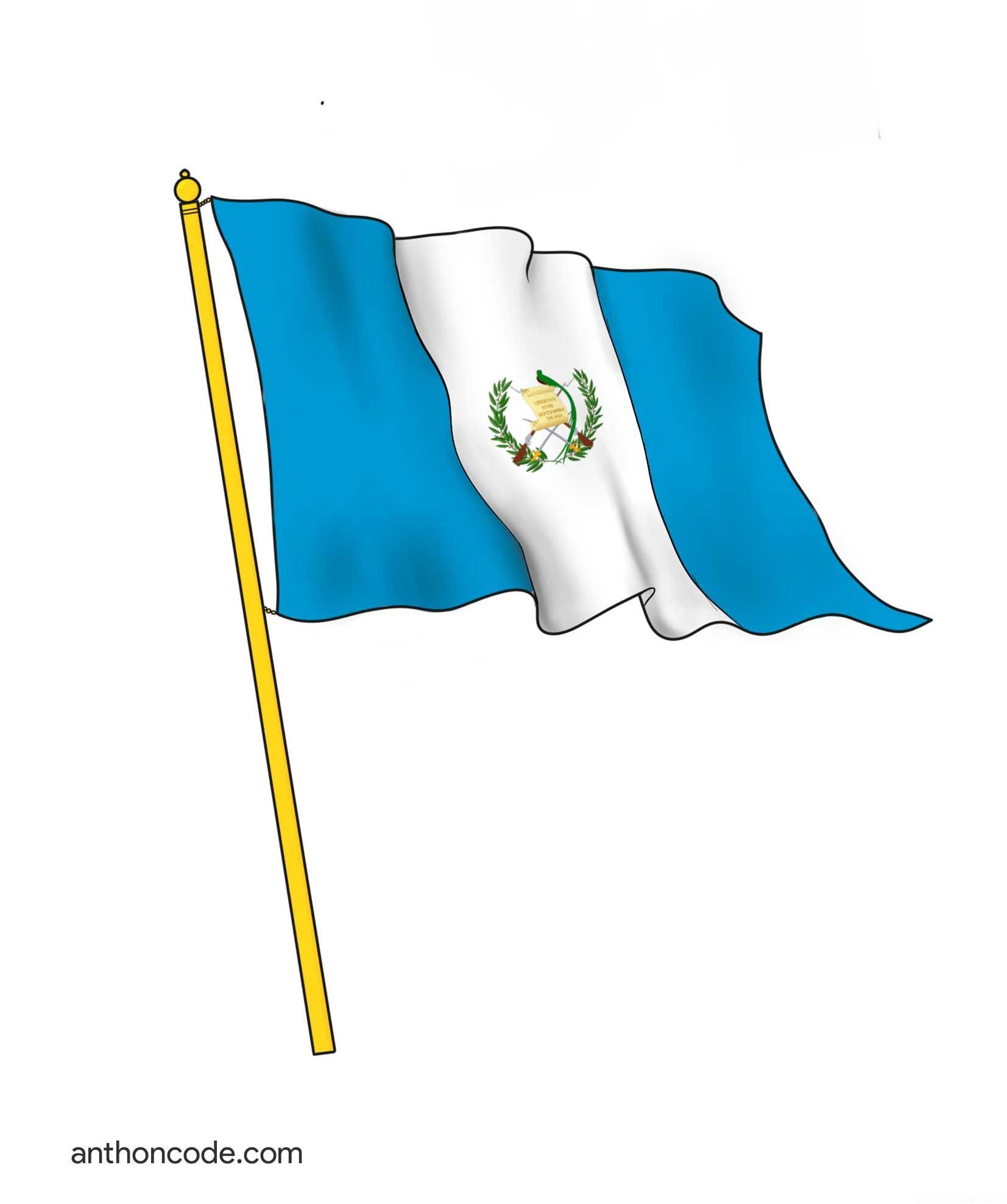 significado del escudo de la bandera de guatemala