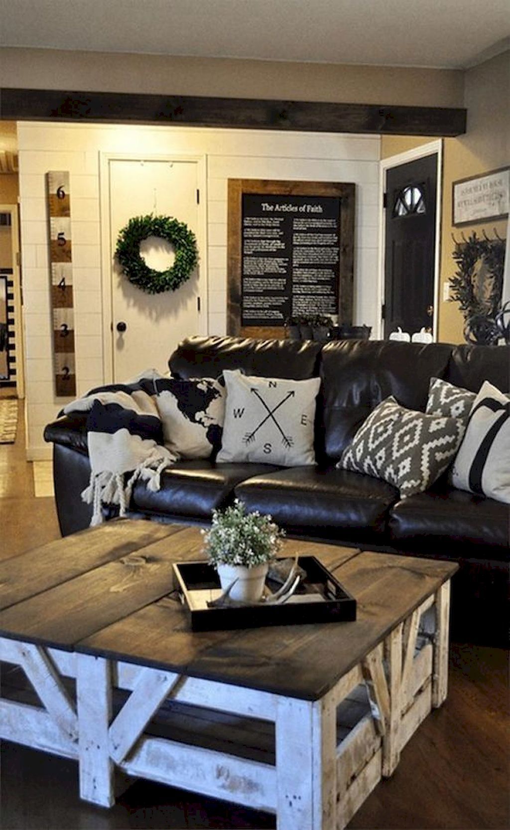 80 Cozy Rustic Farmhouse Living Room Remodel and Design Ideas