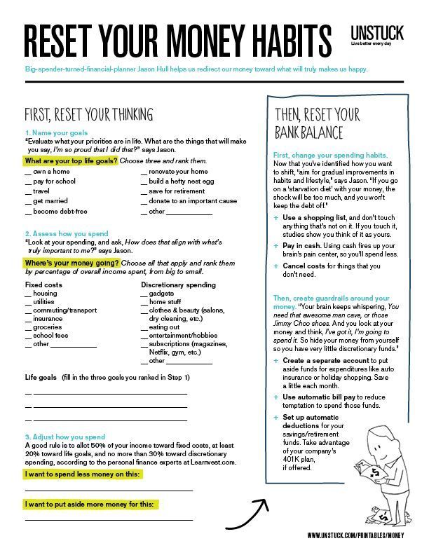 a simple worksheet to help you prioritize what s important to you