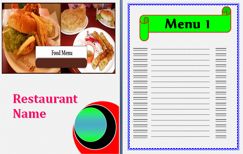 food menu template gif 815 518 pixels food truck trends in 2018