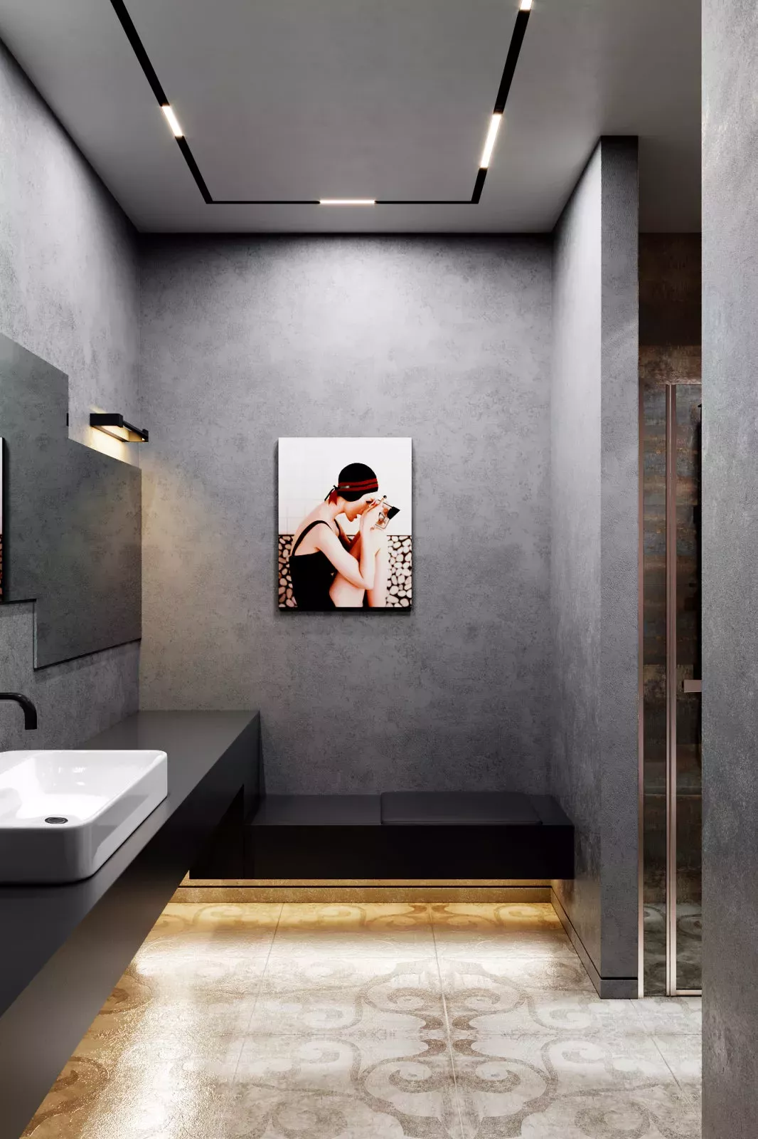 Terrific Mid Century Modern Bathroom Lighting