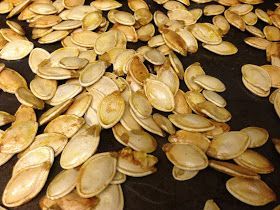 Oven-Roasted Pumpkin Seeds #roastedpumpkinseeds Lavende and Lemonade: Oven-Roasted Pumpkin Seeds #roastedpumpkinseeds