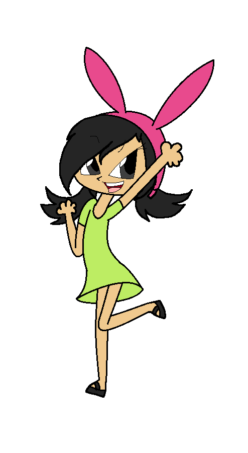 louis belcher's bunny hat Louise Belcher in my style | Bobs burgers louise, Sketches, Louis