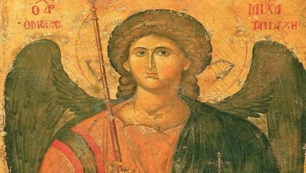 H Pio Dynath Proseyxh Ston Arxaggelo Mixahl Ekklhsia Online Archangels Archangel Michael Byzantine Icons