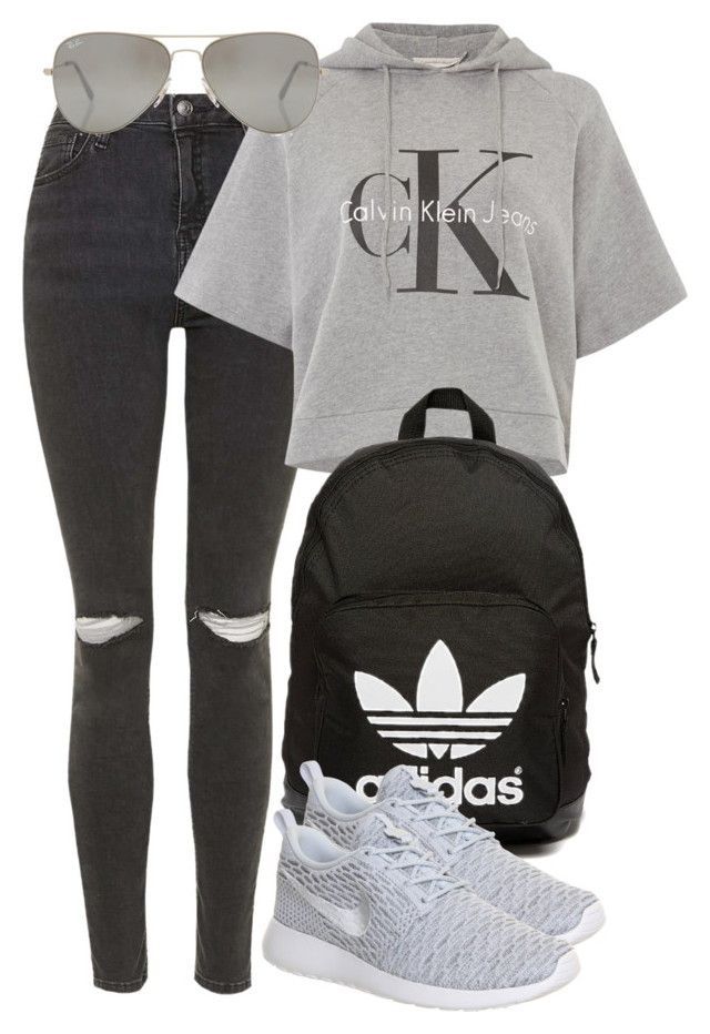 Untitled #400 by vanileeeeeeen ❤ liked on Polyvore featuring Topshop, Calvin Klein, adidas Originals, Rayba… | Calvin klein outfits, Pinterest outfits, Swag outfits
