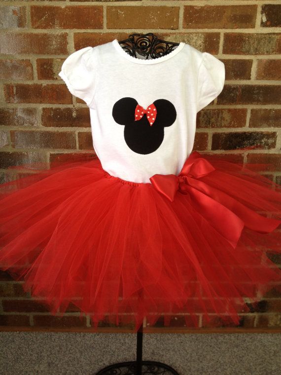 Toddler Kids Girls Baby Minnie Mouse Tutu Skirt Dress Party Costume Outfits Set