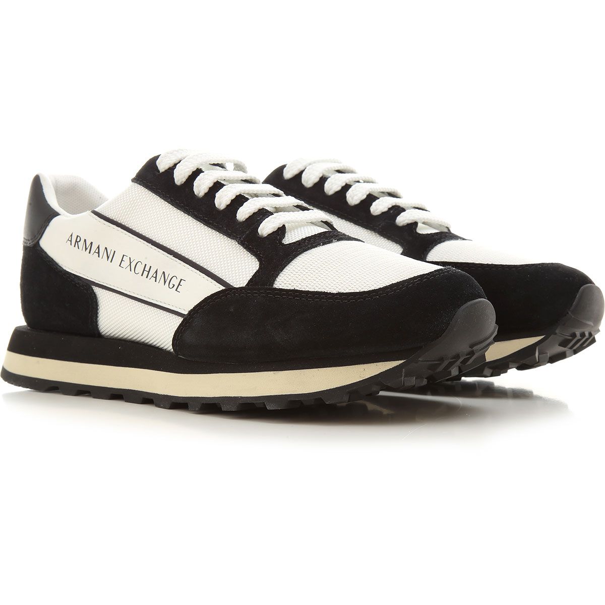 Mens Shoes Armani Exchange Style Code Xux083 Xv263 A001 In 2021 Armani Exchange Shoes Sneakers Armani Exchange