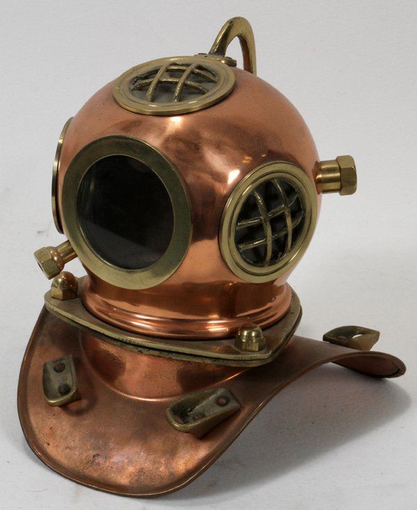 Copper /& Brass Mini Divers Diving Helmet Antique Deep sea Scuba Diving Equipment