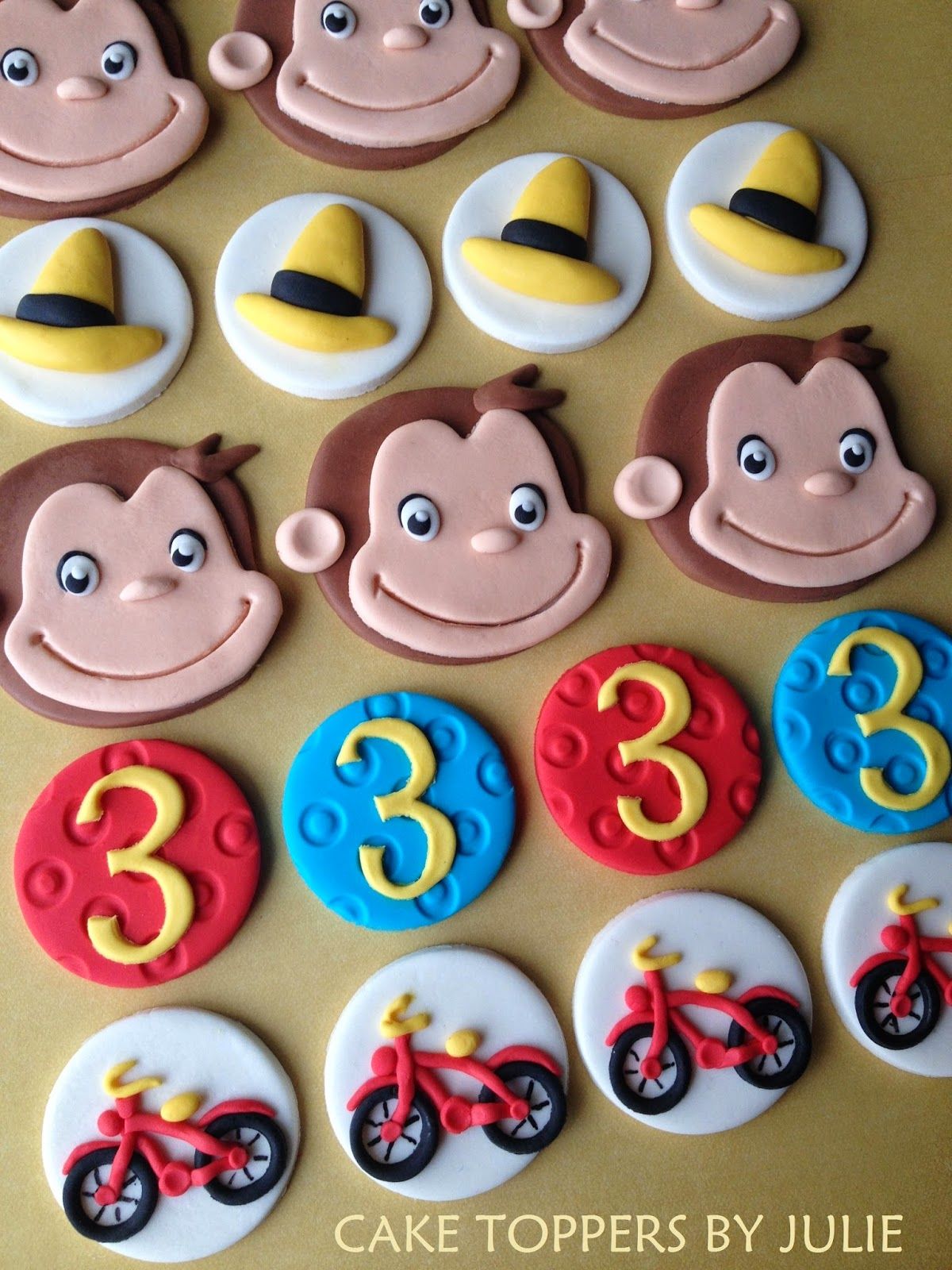 Curious George Toy Cake Topper Curious George Toy Cake Topper