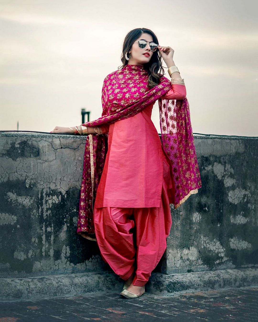 punjabi suit bottom design